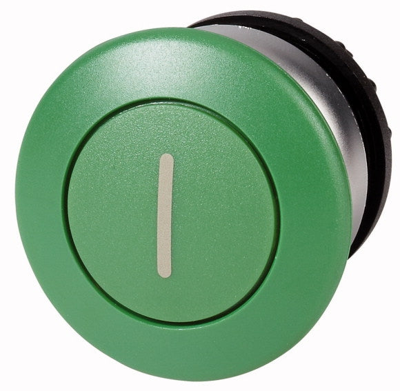 EAO 216722 M22 DP G X1 CHAMPIGNON AVEC SYMBOLE IMP VERT