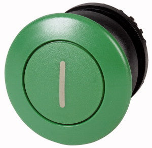 EAO 216723 M22S DP G X1 CHAMPIGNON AVEC SIMB VERT IMP