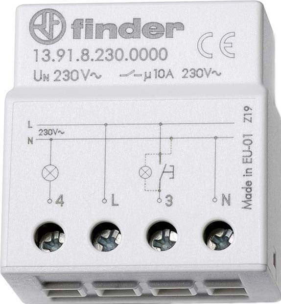 FIN 139182300000 RELAIS D'IMPULSION TEMP 10MIN INTÉGRÉ 1NO 10A