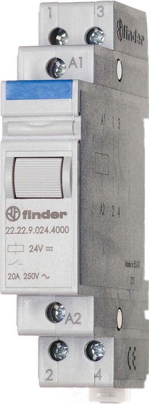 FIN 222290244000 RELAIS MONOSTABLE 17 5MM 2NO 20A