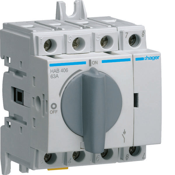 HAG HAB406 SECTIONNEURS MAN INT 4P X 63A 3 5M