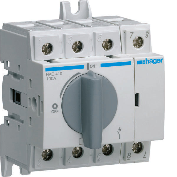 HAG HAC410 INT MAN SECTIONNEURS 4P X 100A 4 5M