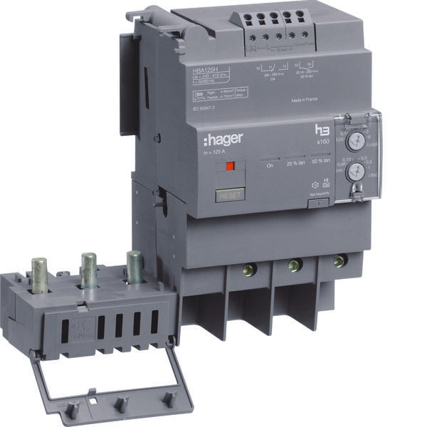HAG HBA125H BLOC DIFFÉRENTIEL REG RIT X160 3P 125A