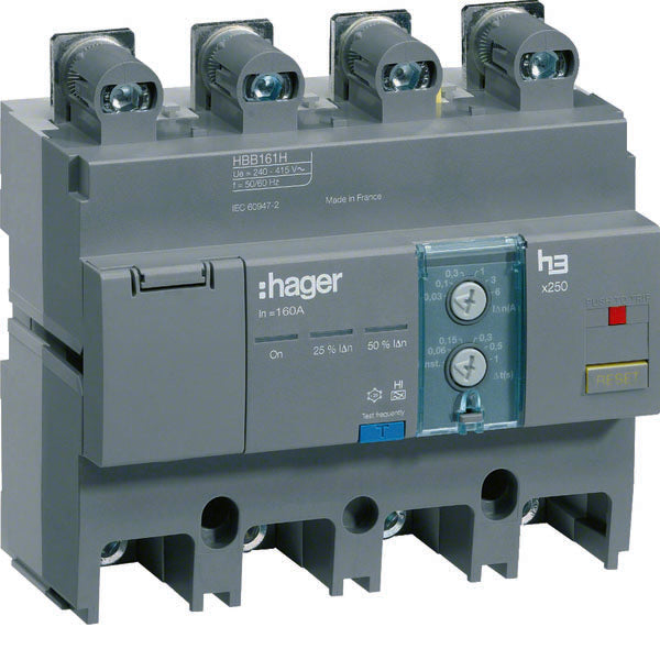 HAG HBB161H BLOC DIFFÉRENTIEL REG RIT X250 4P 160A