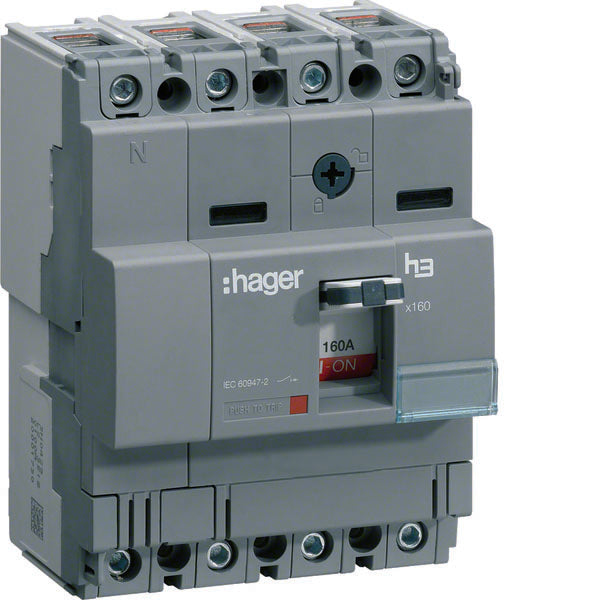 HAG HCA126H INTERRUPTEUR INTERRUPTEUR SECTIONNEUR X160 4P 125A