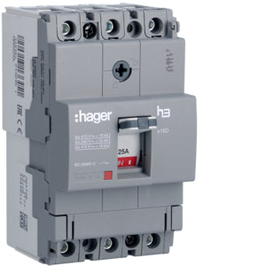 HAG HDA025L COMMUTATEUR AUTO X160 3P 18KA 25A TRIP TM