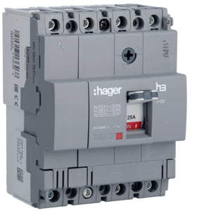 HAG HDA026L COMMUTATEUR AUTO X160 4P 18KA 25A TRIP TM