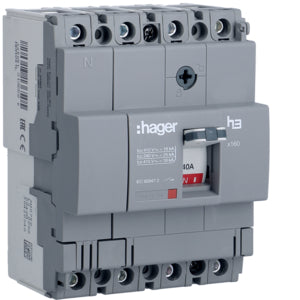 HAG HDA041L COMMUTATEUR AUTO X160 4P 18KA 40A TRIP TM