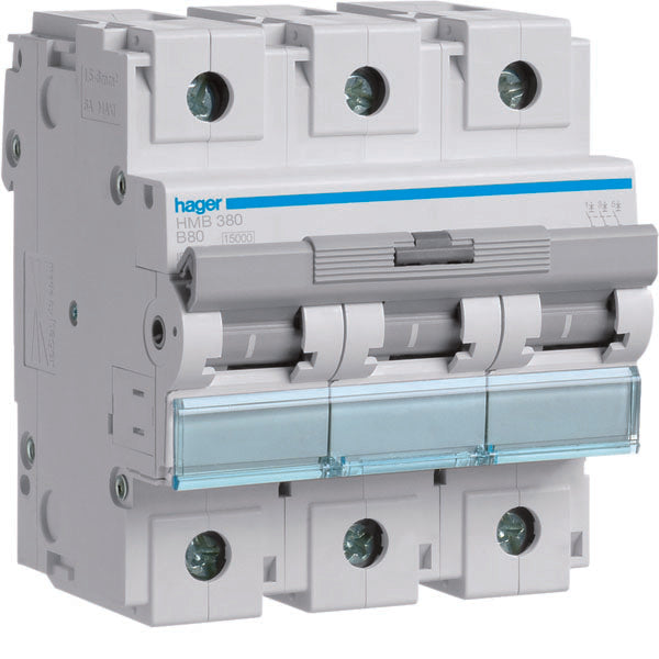 HAG HMB380 AUTO BREAK 3P 80A 15KA B 4 5M