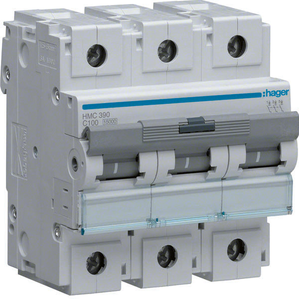 HAG HMC390 COMMUTATEUR AUTOMATIQUE 3P 100A 15KA C 4 5M