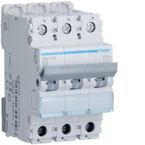 HAG MBA325 COMMUTATEUR AUTOMATIQUE 3P 25A 6 KA B 3M