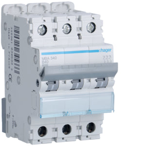 HAG MBA340 COMMUTATEUR AUTOMATIQUE 3P 40A 6 KA B 3M