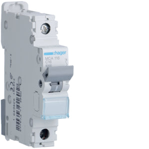 HAG MCA116 COMMUTATEUR AUTOMATIQUE 1P 16A 6 KA C 1M