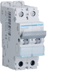 HAG MCA232 COMMUTATEUR AUTOMATIQUE 2P 32A 6 KA C 2M