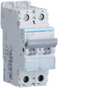 HAG MCA250 COMMUTATEUR AUTOMATIQUE 2P 50A 6 KA C 2M