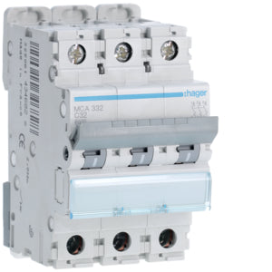 HAG MCA332 COMMUTATEUR AUTOMATIQUE 3P 32A 6 KA C 3M
