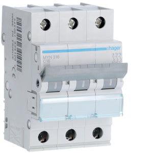 HAG MYN316 COMMUTATEUR AUTOMATIQUE 3P 16A 4 5KA C 3M