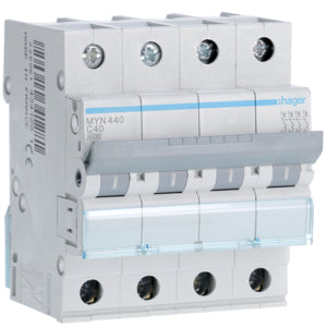 HAG MYN440 AUTO BREAK 4P 40A 4 5KA C 4M