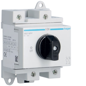 HAG SB216PV COMMUTATION ROTATIVE PHOTOVOLT 2P 16A 800VDC 3 5M