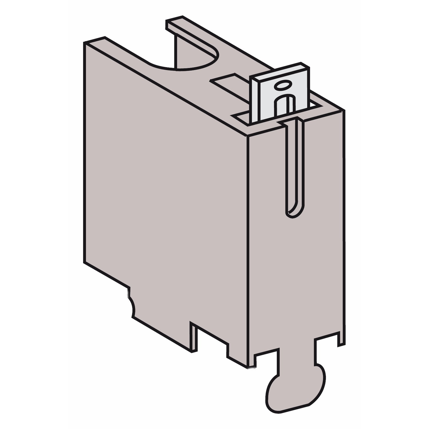 SNR 26975 Lot de 2 cache-bornes 1PxC60H DC