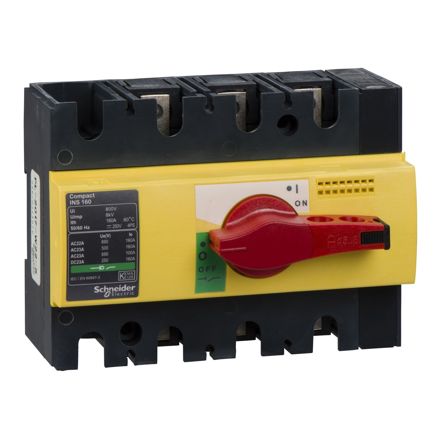 SNR 28928 INS160 3P bouton rouge