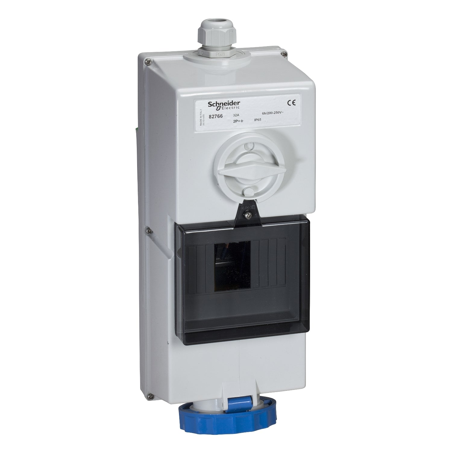 SNR 82766 PRES IB+COMPARTIMENT MOD IP65 2PT32A220V