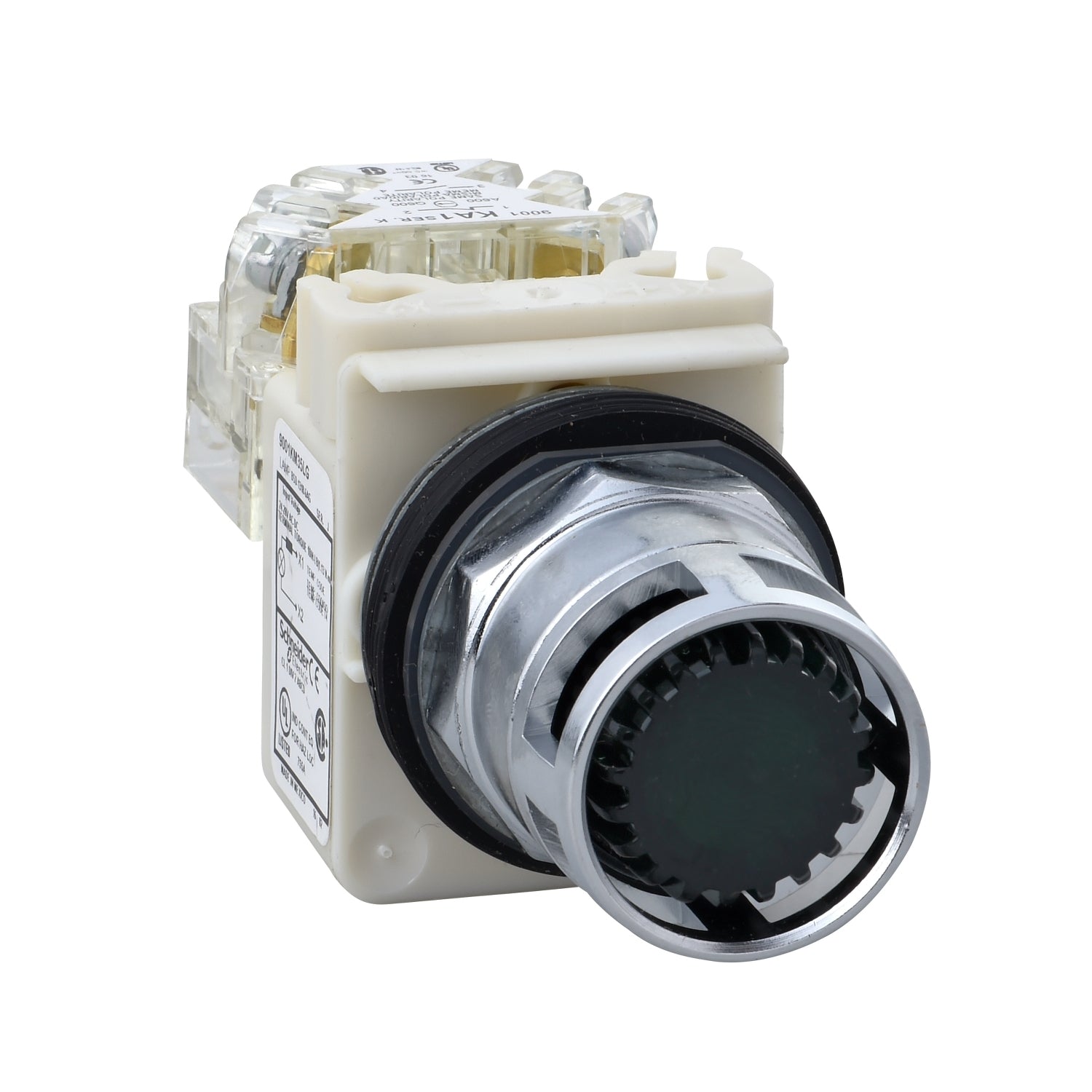 SNR 9001K3L38LGGH13 Bouton poussoir lumineux vert 120V NC+NO
