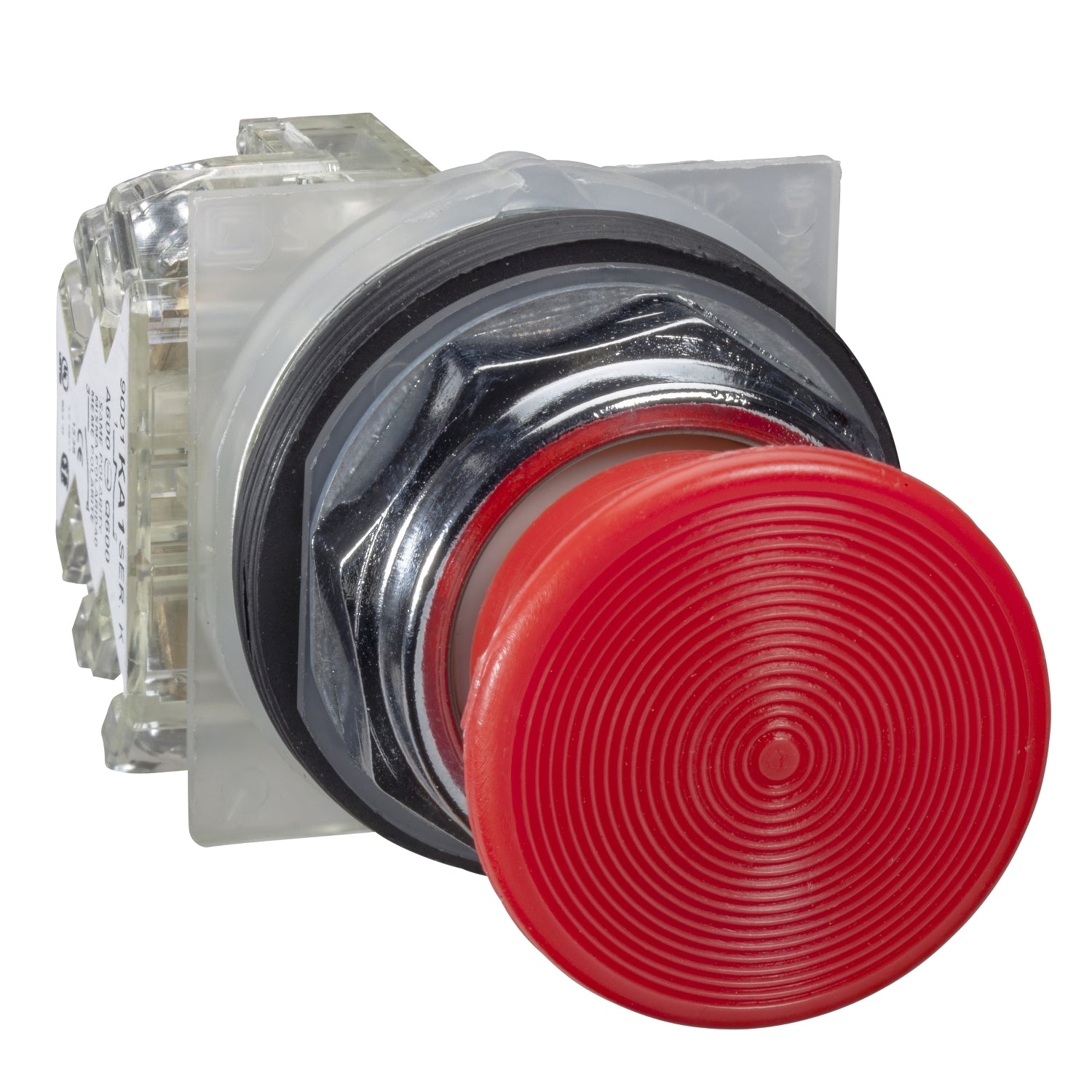 SNR 9001KR24RH13 Poussoir coup de poing rouge NC+NO