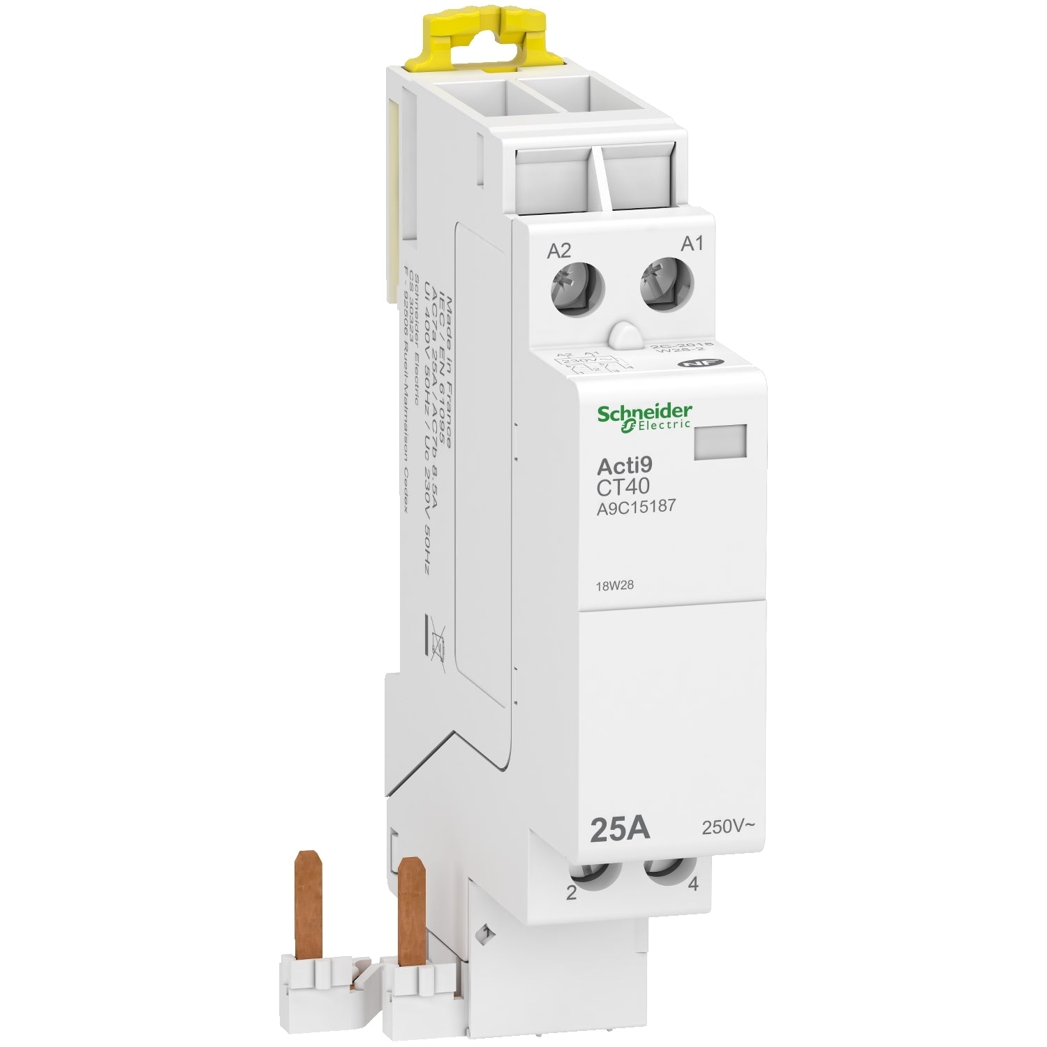SNR A9C15187 Cont CT40 2NO 25A commande 230Vac
