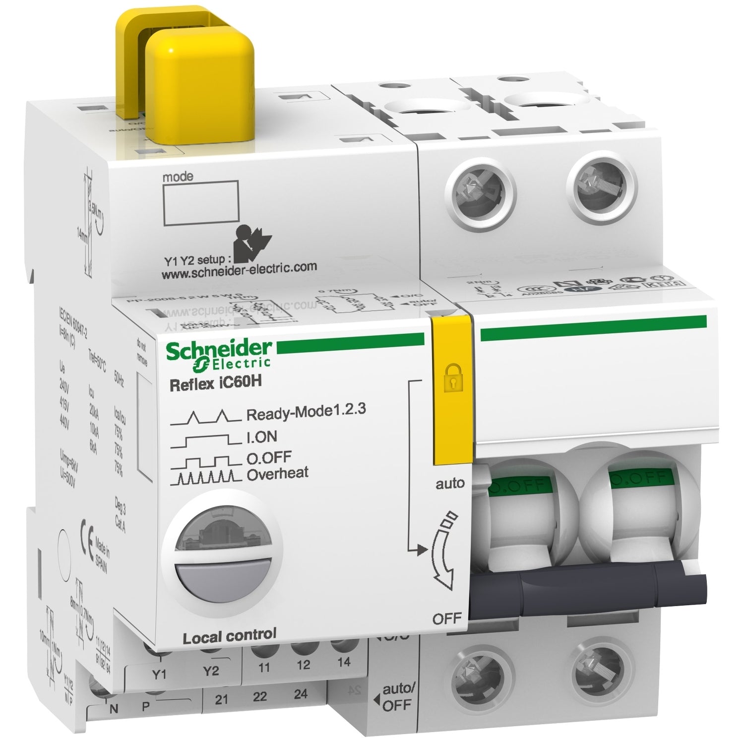SNR A9C64216 Reflex iC60H 2P B 16A 15kA Ti24