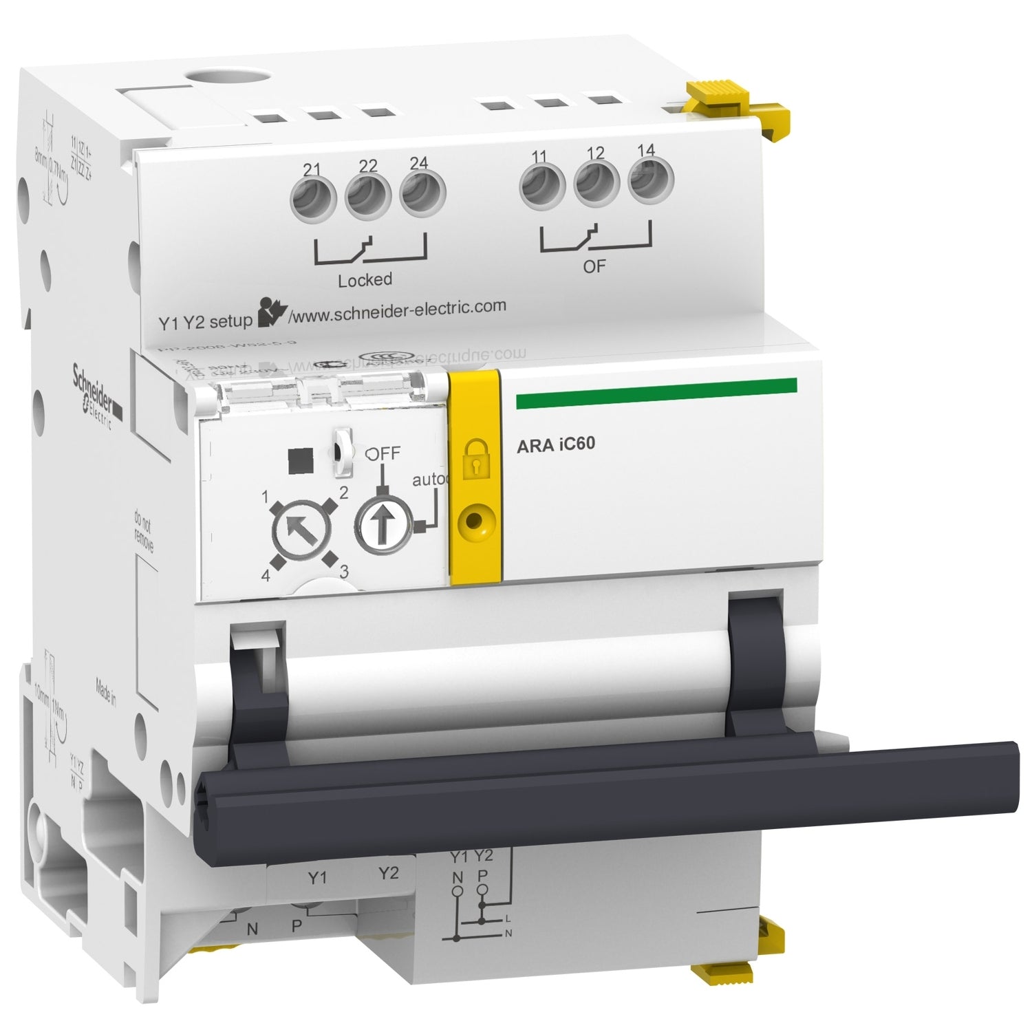 SNR A9C70132 ARA 230 Vac 4 prog pour interrupteur iC60 1 2P