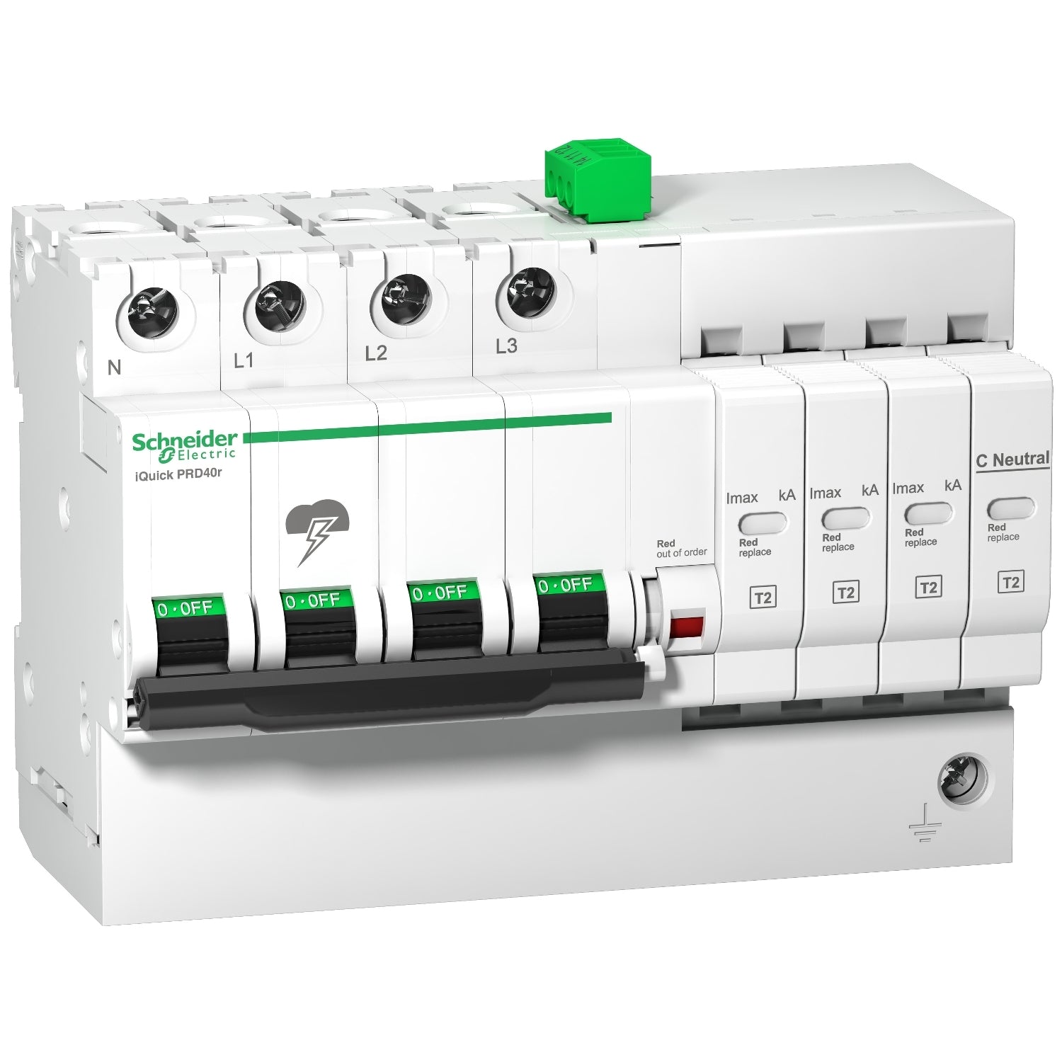 SNR A9L16300 iQuick PRD8r 3P+N 2kA effectuer T2 3