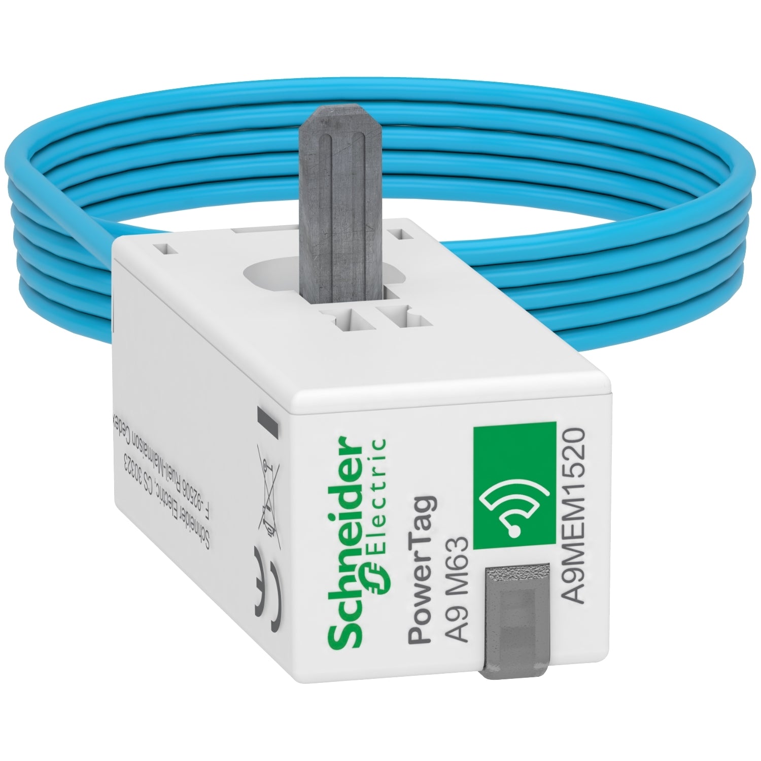 SNR A9MEM1520 Sens filaire PowerTag M63A 1P en amont