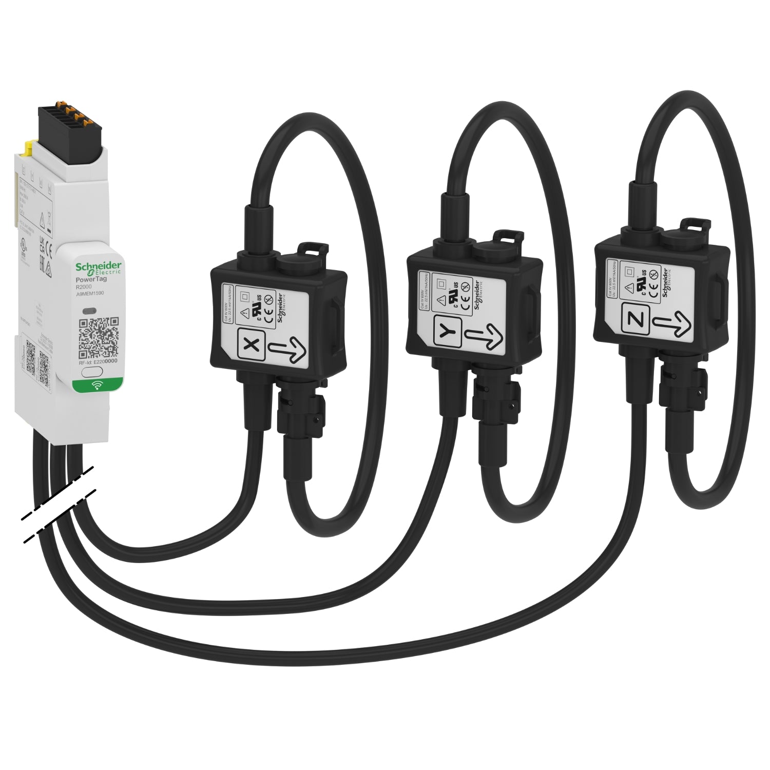 SNR A9MEM1590 Corde PowerTag 200A 3P 3P+N