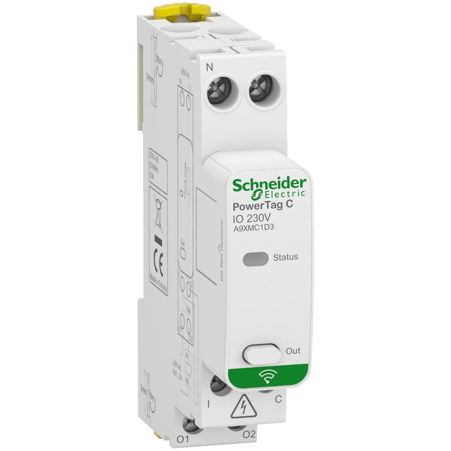 SNR A9XMC1D3 PowerTag C entrée sans fil sortie 230V MIO