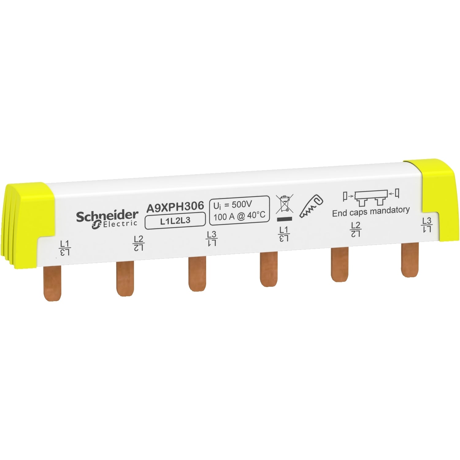 SNR A9XPH306 Peigne iC60 STI 3P 6 modules