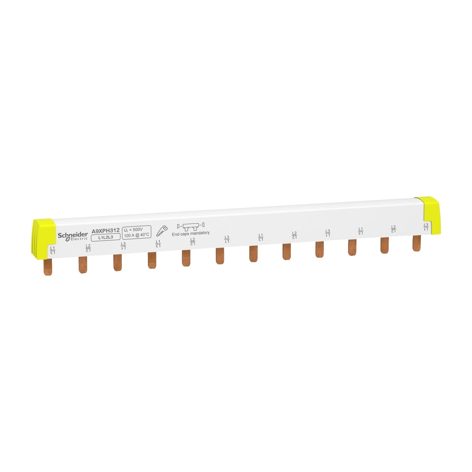 SNR A9XPH312 Peigne iC60 STI 3P 12 modules