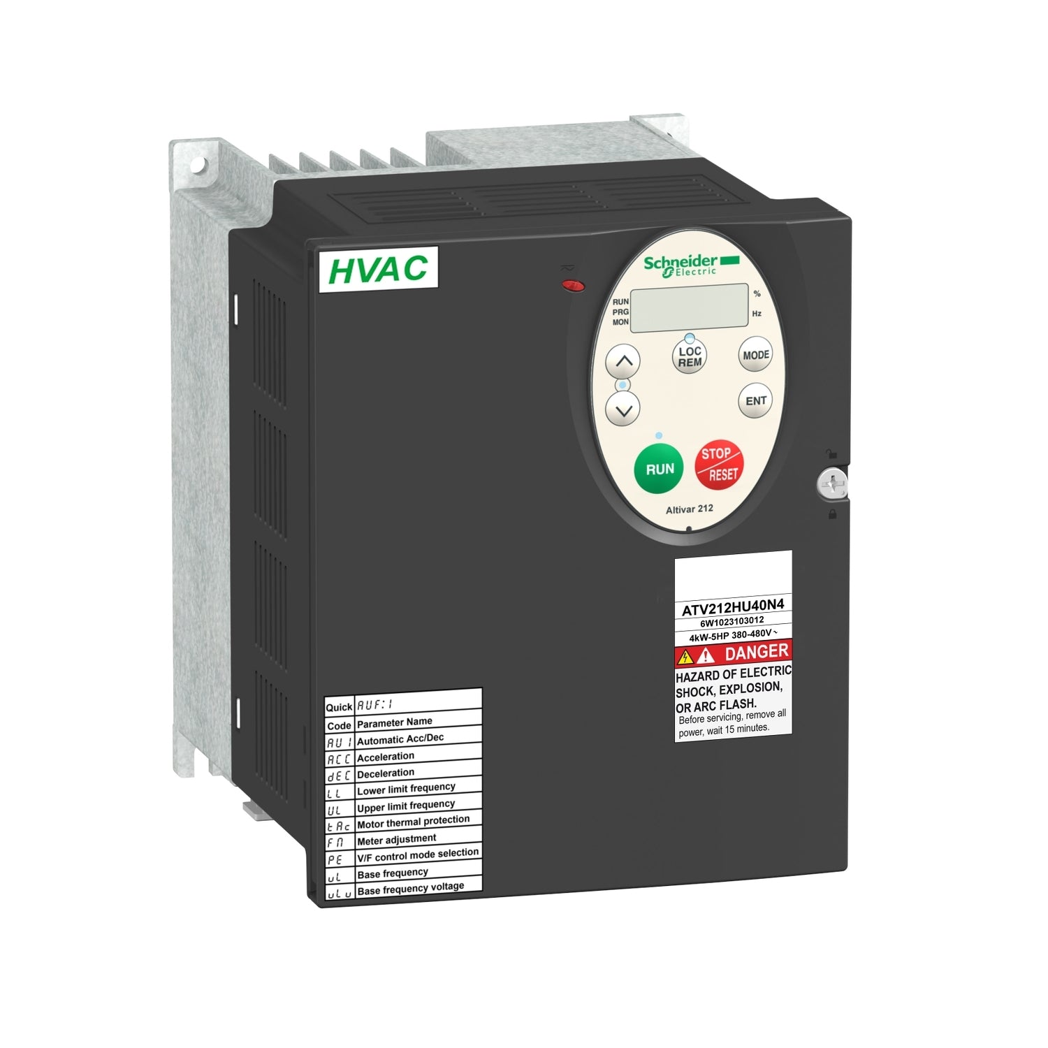 SNR ATV212HU40N4 ATV212 4KW 5HP 480V TRI CEM IP20
