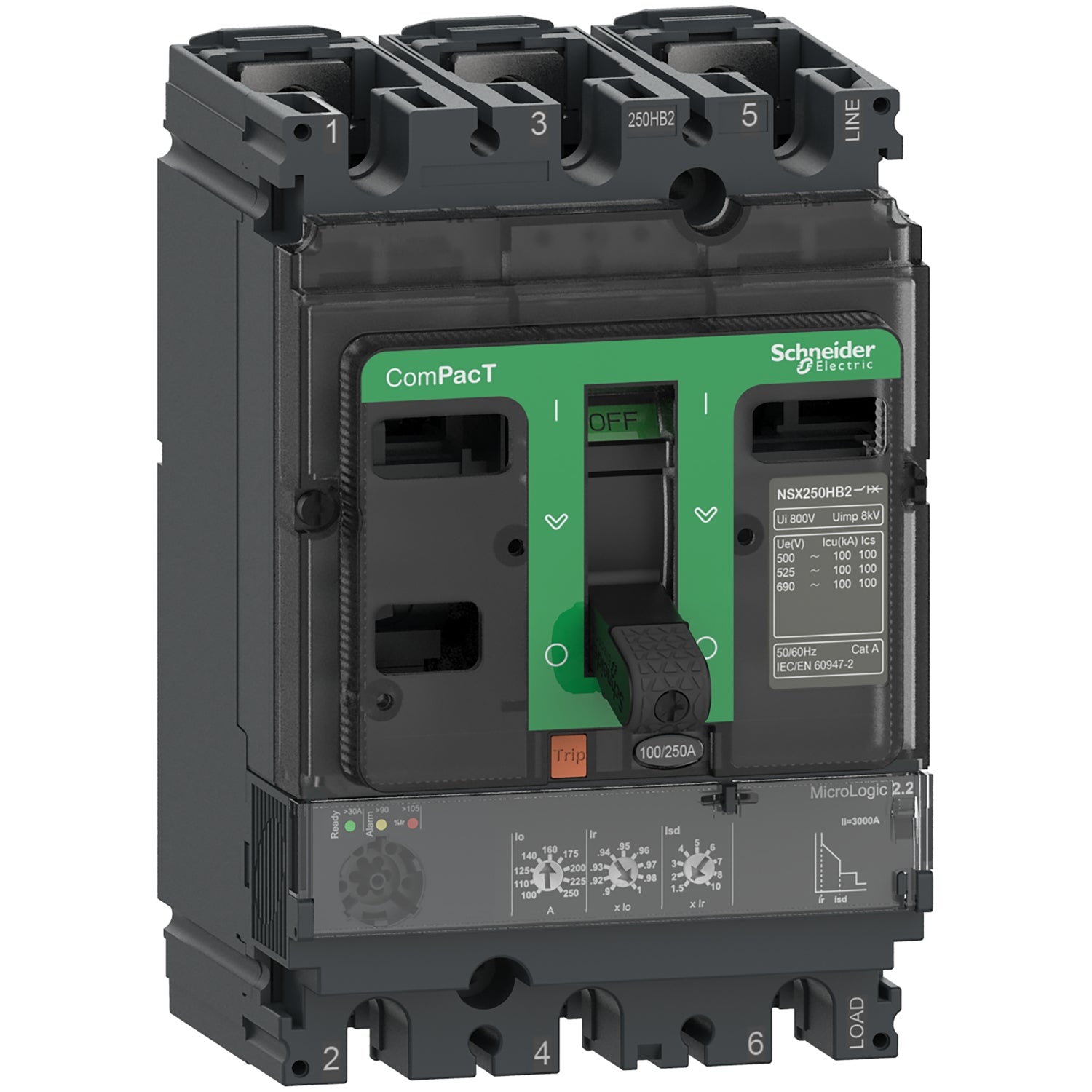 SNR C25V32D160 NSX250HB1 75kA Mlogic 2 2 160A 3P3R_T