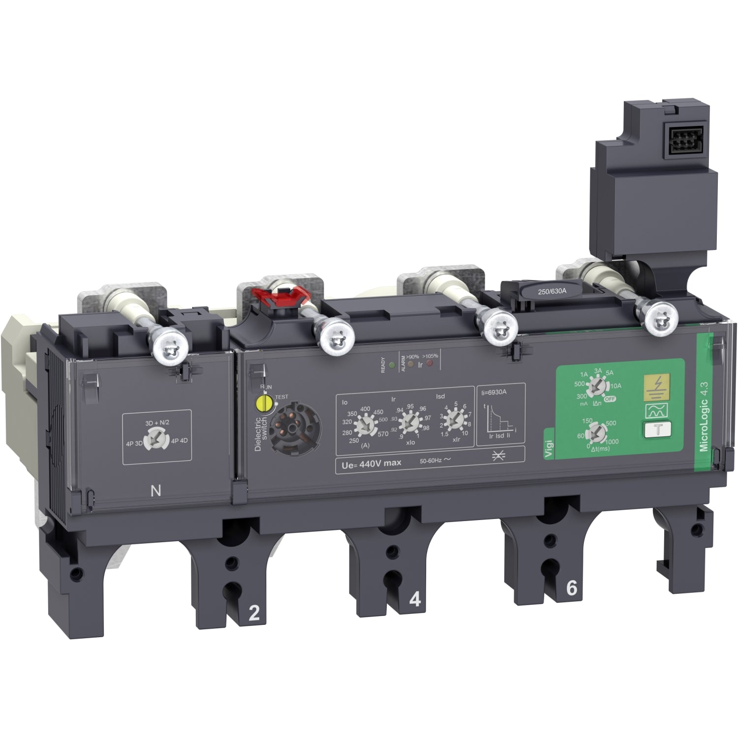 SNR C4044V400 Mlogic 4 3 Vigi 400A 4P NSX400 630_T