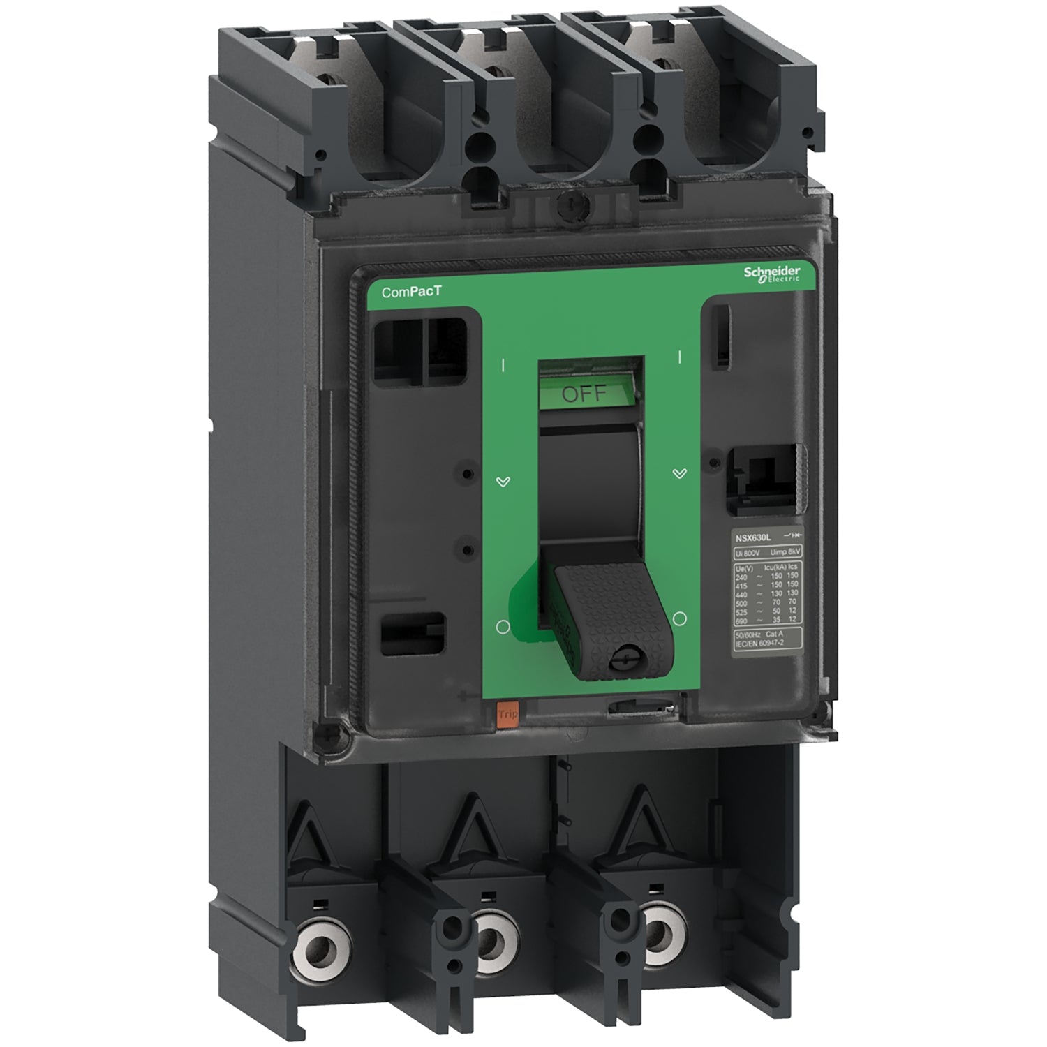 SNR C40L3 NSX400L 150kA 3P sans déclencheur_T