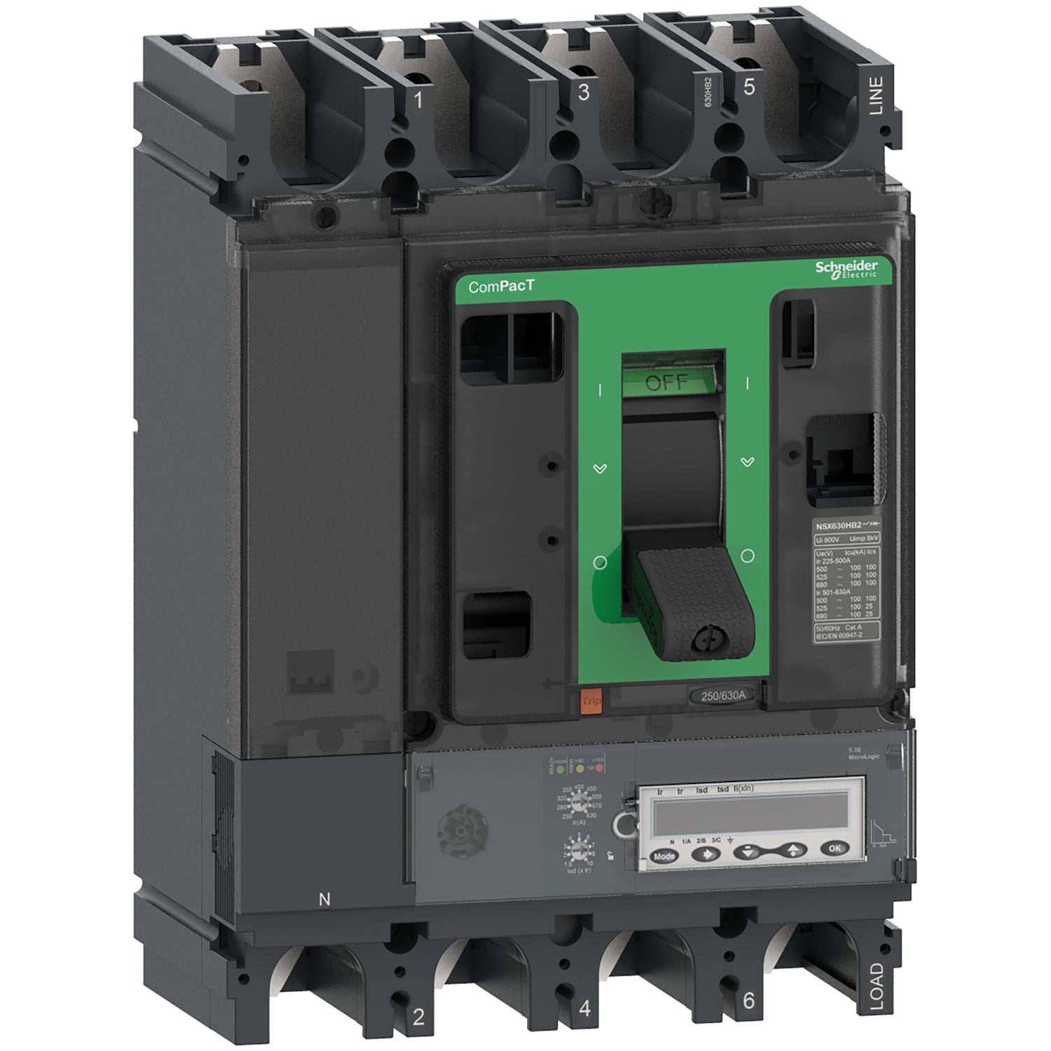 SNR C40R45E400 NSX400R 200kA Mlogic 5 3E 400A 4P4R_T