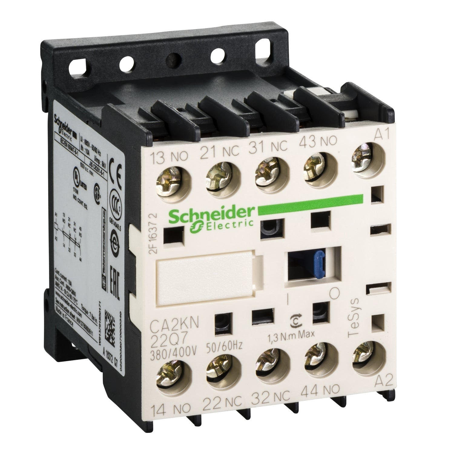 SNR CA2KN22Q7 CONT 2F+2O VIS 380 400V