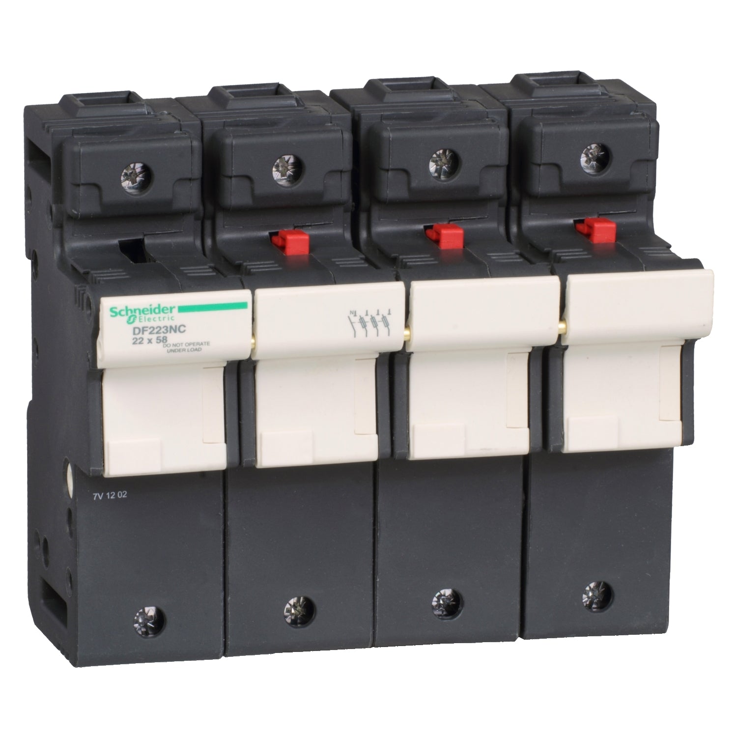 SNR DF223NC Sicherungshalter 125A 22x58 3P+N