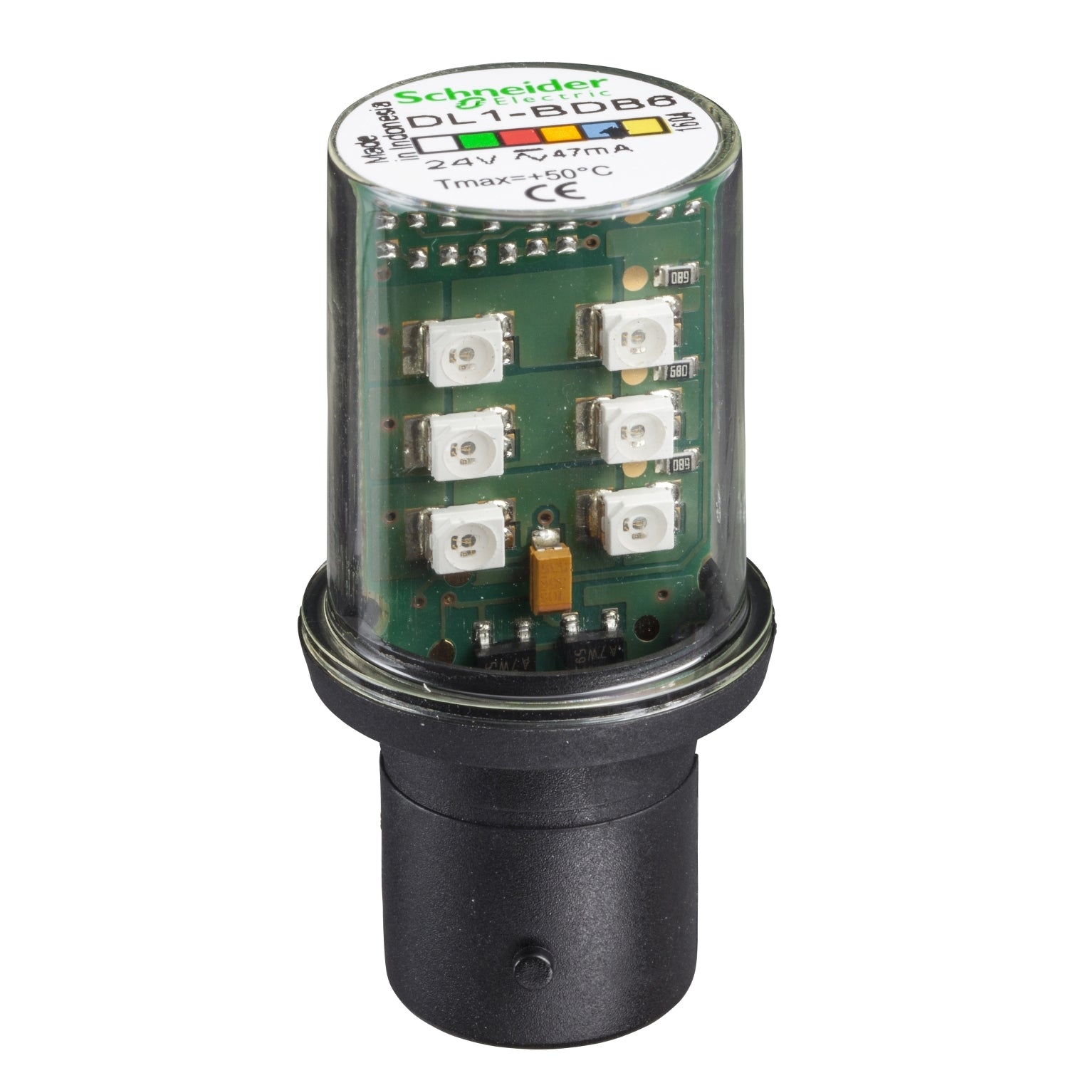 SNR DL1BDB6 Ampoule led bleue 24V BA15D