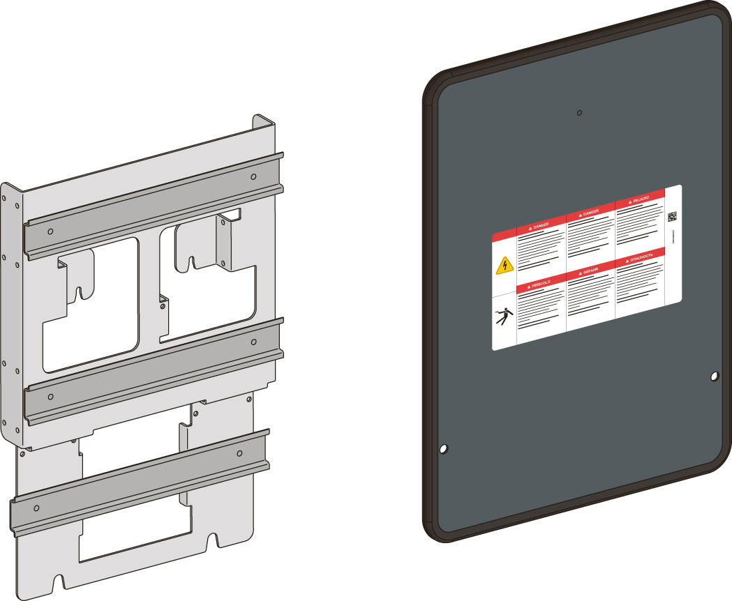 Rail DIN SNR EVP1FKC pour embase EVF2