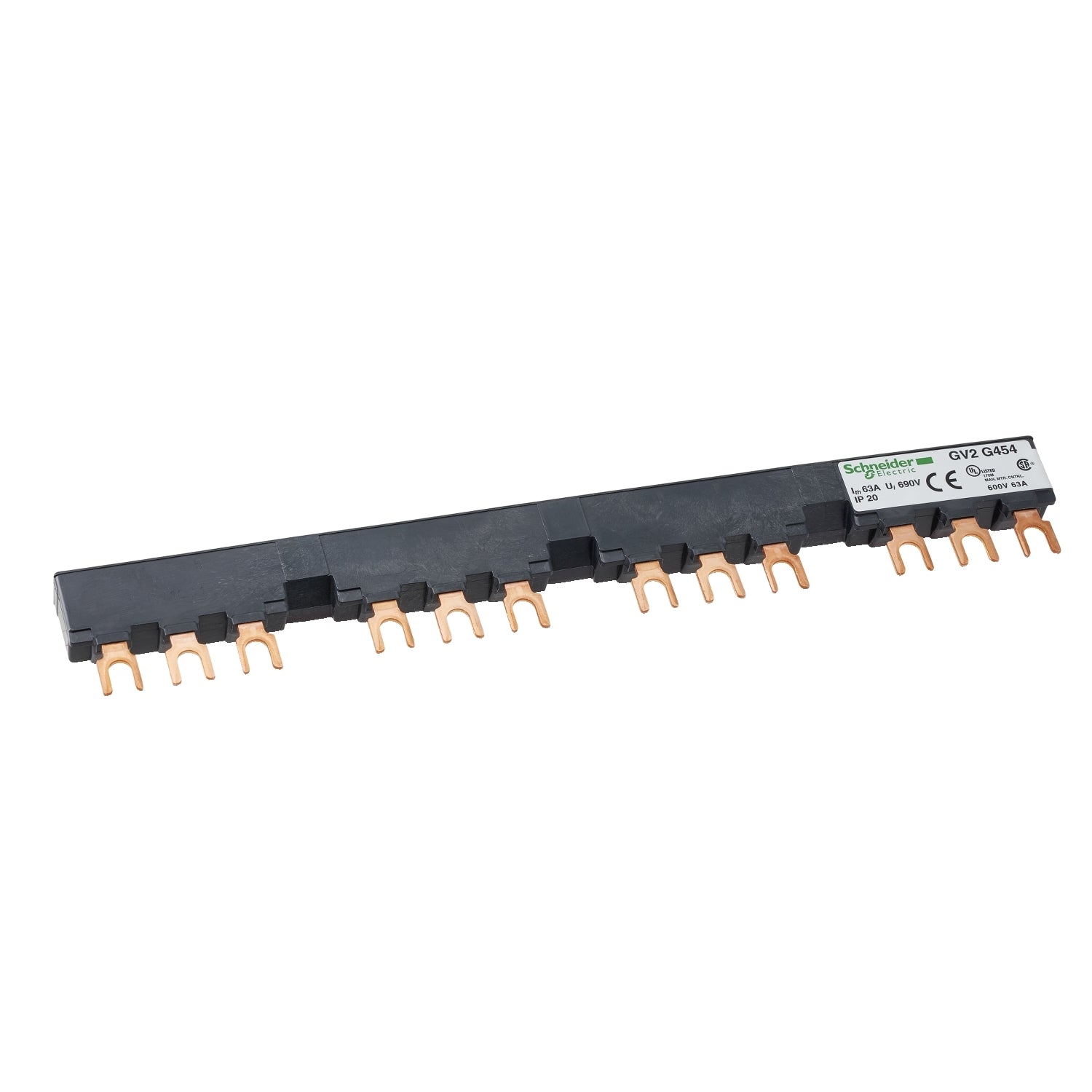 SNR GV2G454 Jeu de barres 3P 63A 4der GV2 54mm