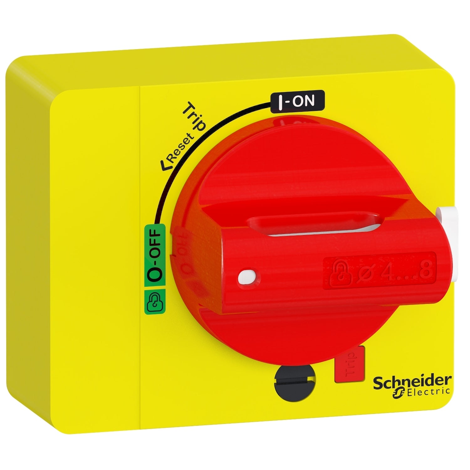 SNR GV4ADN02 Commande rotative directe rouge IP40 GV4