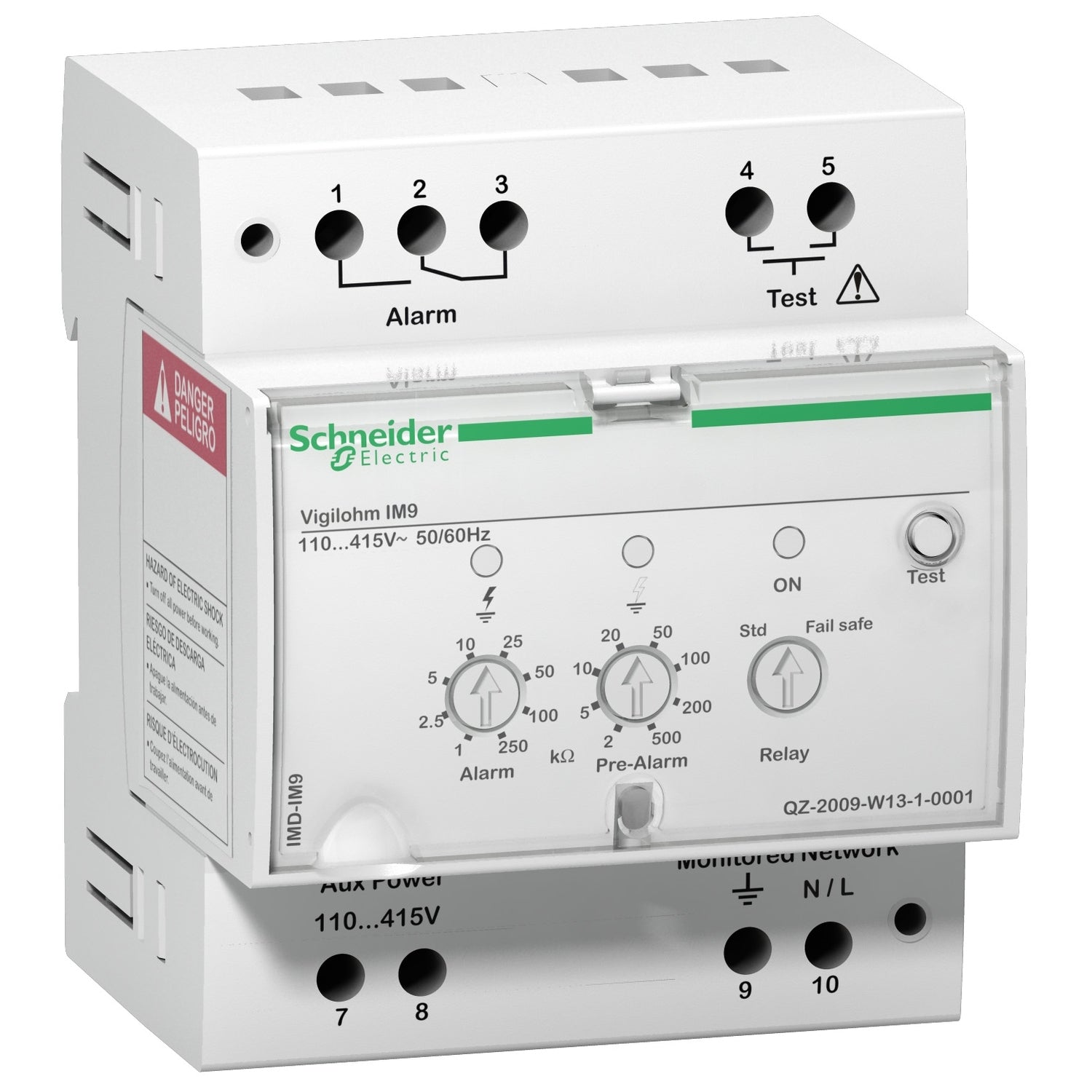 SNR IMD IM9 Vigilohm IM9 115 415 Vca