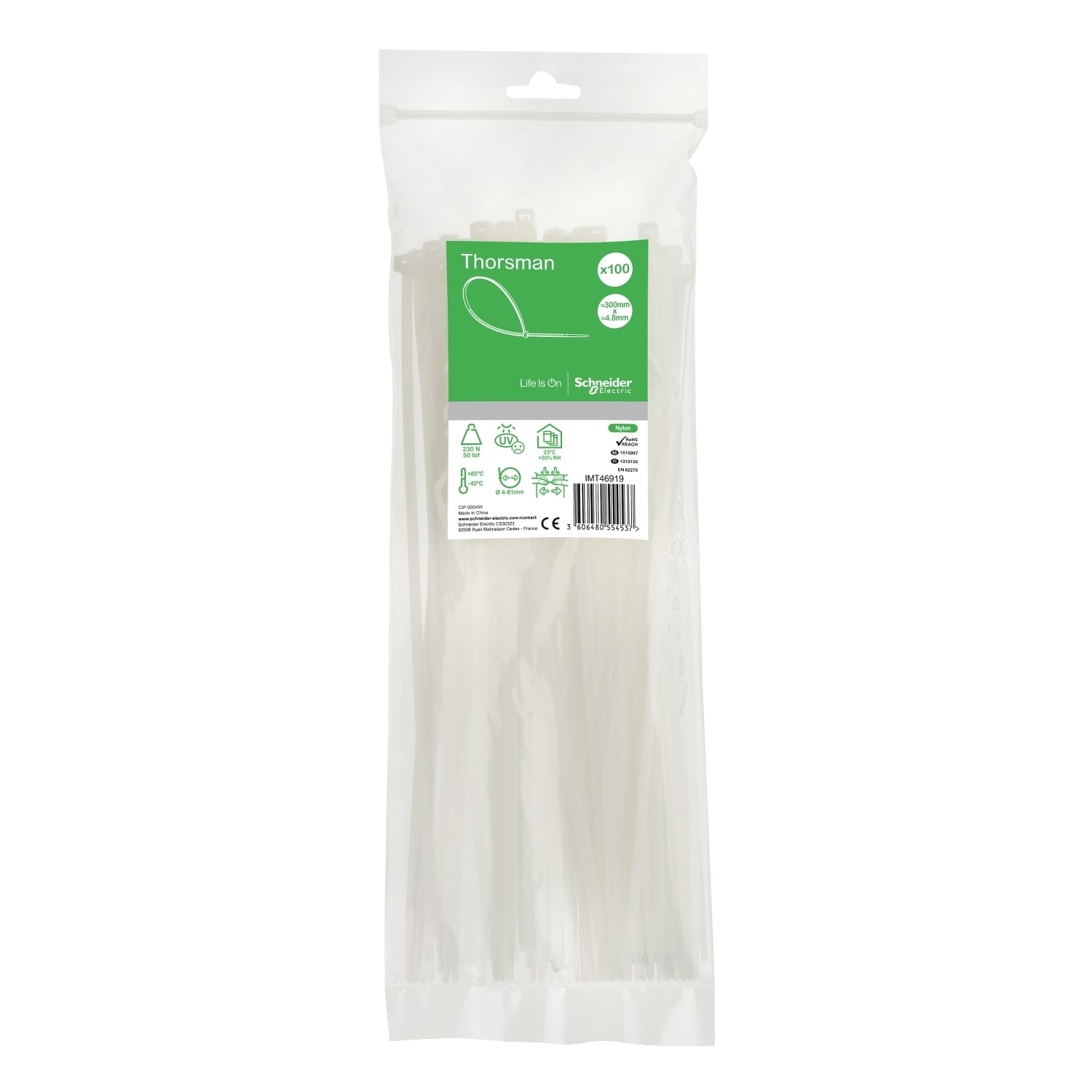 SNR IMT46919 Collier de serrage 300x4 8 incolore